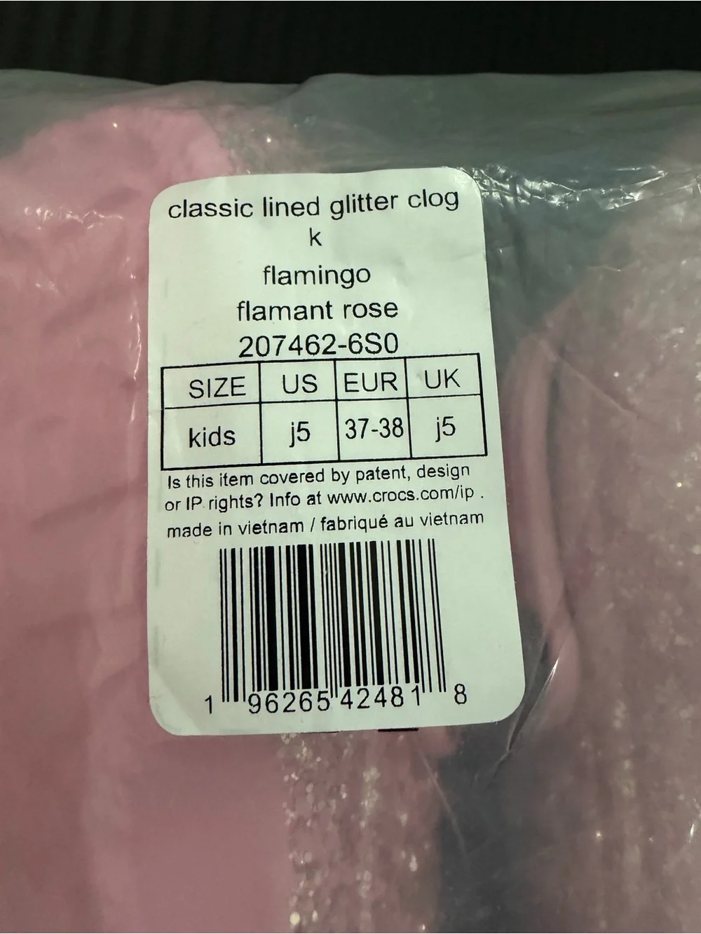 Glitter Pink Fuzzy Clog Slip-Ons